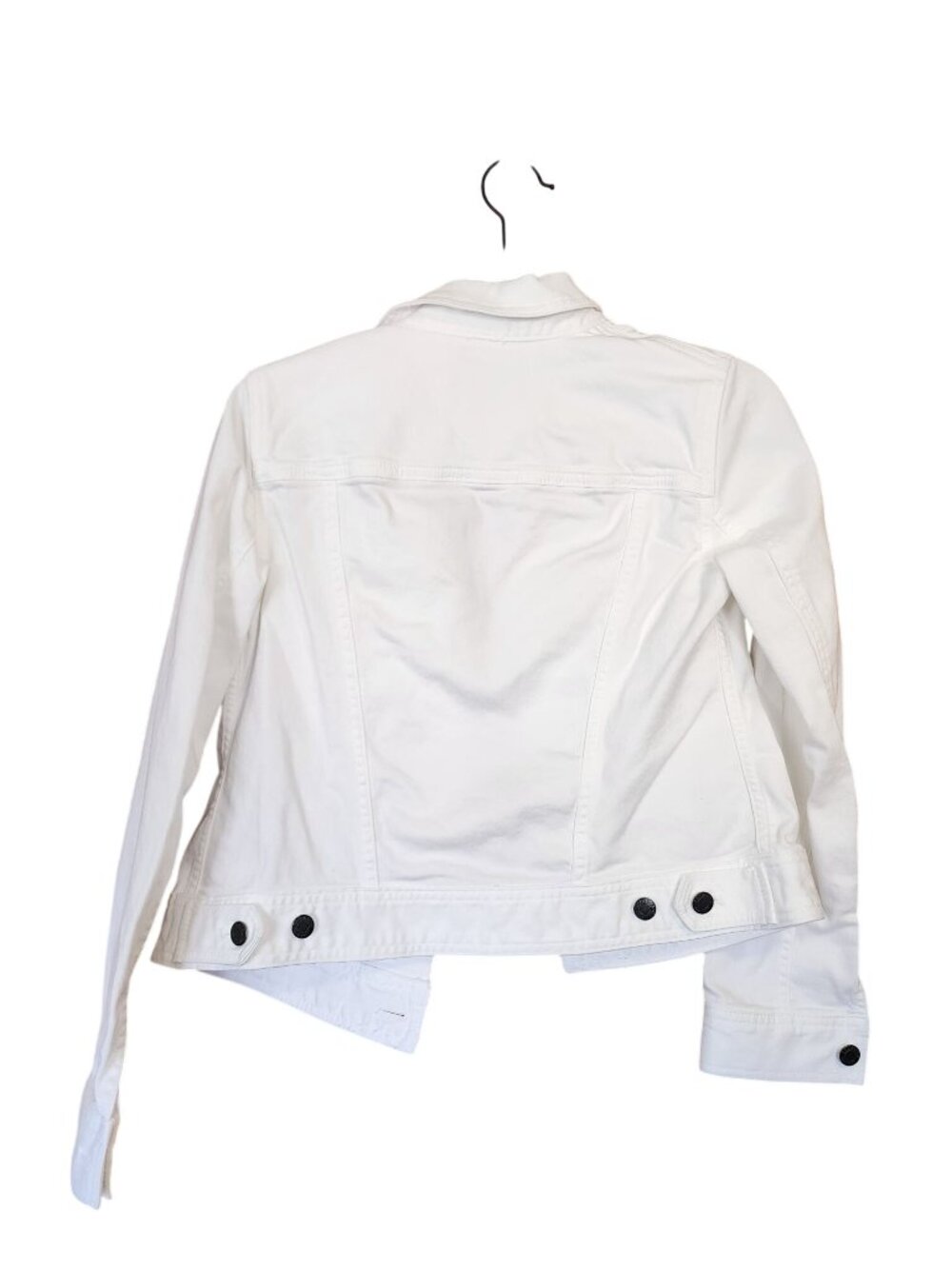 Talbots White Denim Jean Jacket Womens Size Petites - Picture 2 of 3